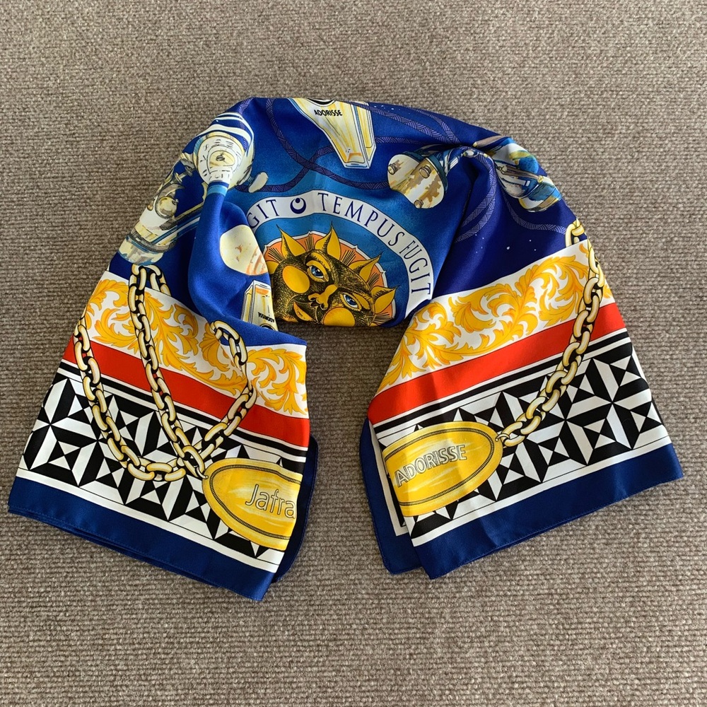 Blue Celestial fashion scarf